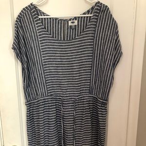 Old navy stripped linen dress